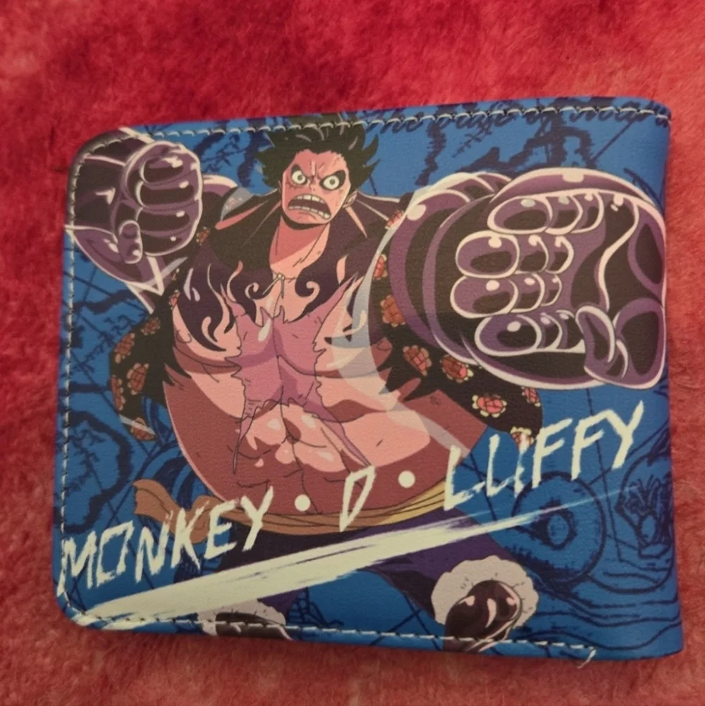 New One Piece Luffy Anime Manga Leather Wallet